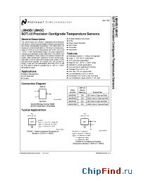 Datasheet LM45BIM3X manufacturer National Semiconductor
